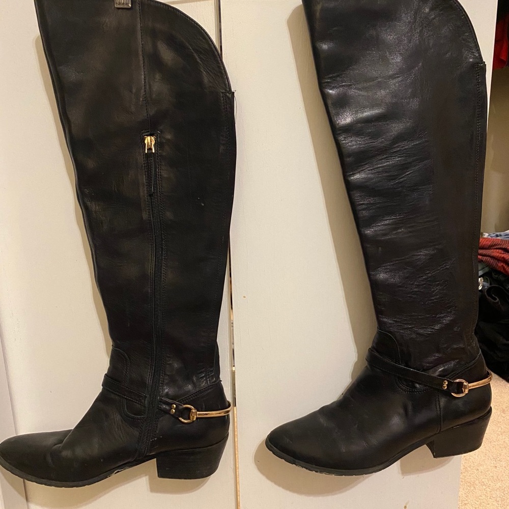 Equestrian over the knee boots